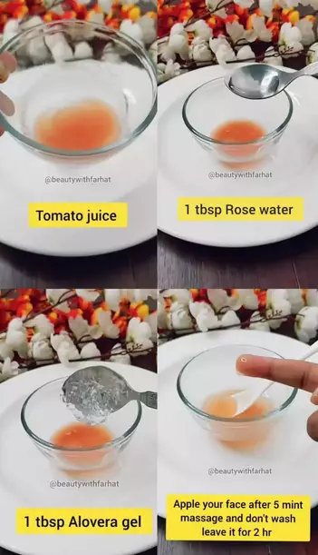 Cara mencerahkan wajah pakai air mawar  berbagai sumber