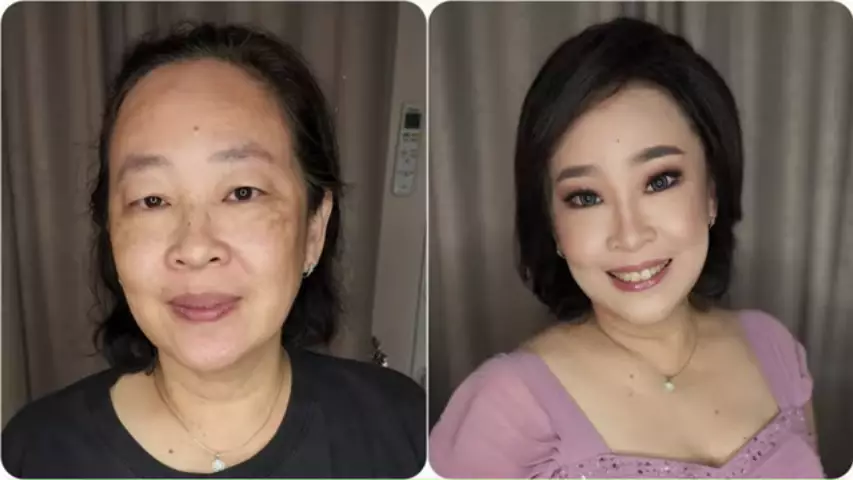 transformasi makeup nenek berflek hitam berbagai sumber