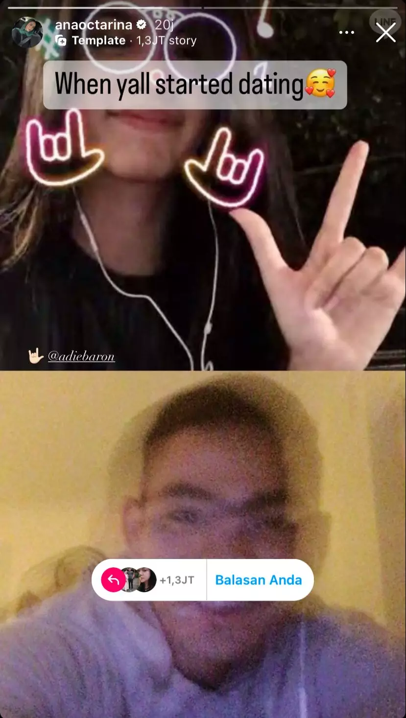 penampilan lawas seleb saat pacaran © instagram