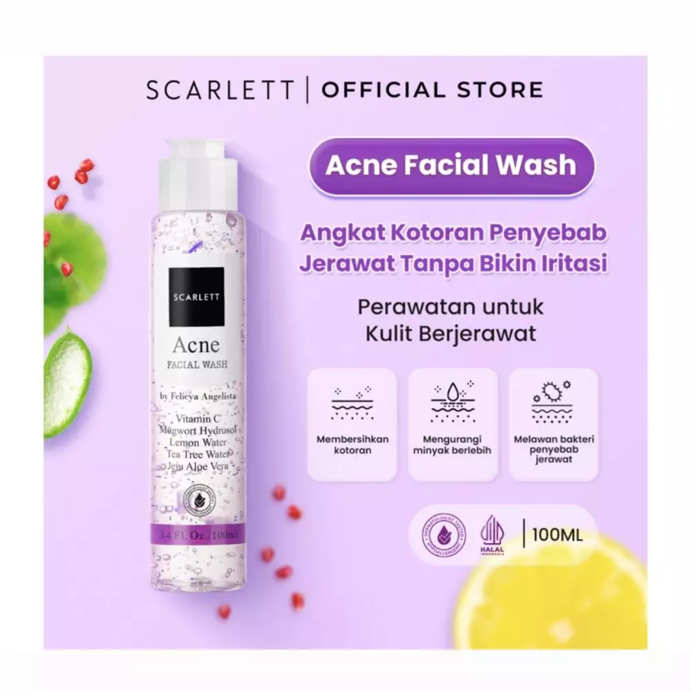 10 Rekomendasi skincare Scarlett untuk mengatasi jerawat © 2024 berbagai sumber