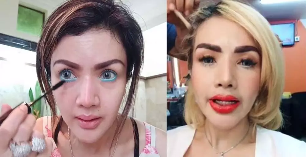 sebelum dan sesudah 9 seleb lakukan sulam bibir berbagai sumber