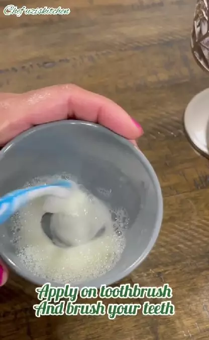 Atasi gigi kuning pakai lemon baking soda TikTok