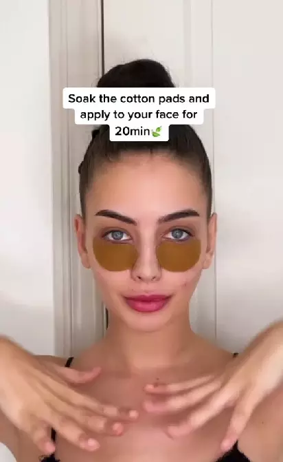 Cewek pudarkan mata panda pakai kopi TikTok