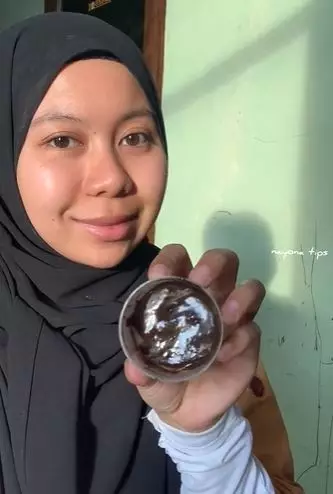 Cewek kencangkan kerutan wajah pakai 2 bahan dapur TikTok