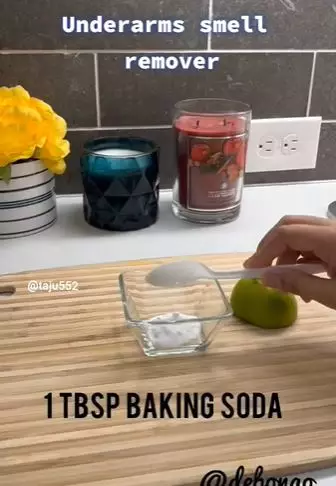 Lemon baking soda mengurangi bau asam pada ketiak Berbagai sumber
