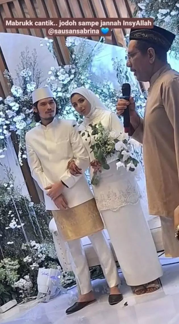 7 Potret detail makeup istri Virzha di hari pernikahan © 2024 berbagai sumber