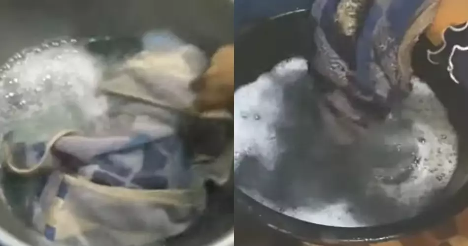 Bukan disikat detergen, ini trik cuci handuk kusam © YouTube
