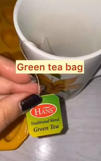 Teh hijau mata bengkak TikTok