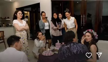 bridal shower Mahalini © 2024 Instagram