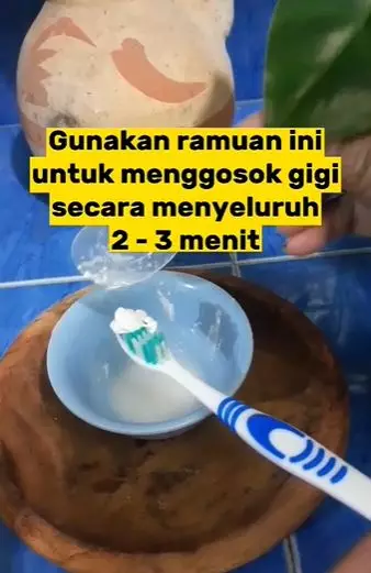 2 Bahan atasi gigi kuning berkarang TikTok 2 Bahan atasi gigi kuning berkarang TikTok