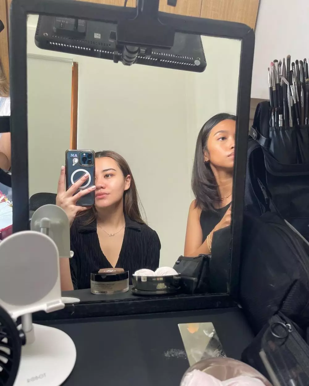 Aaliyah Massaid tanpa makeup © 2024 Instagram