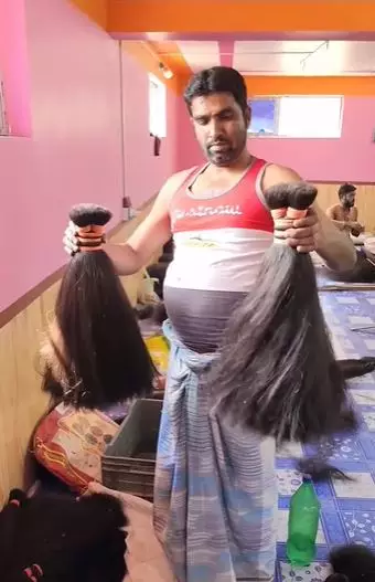 Pembuatan hair extension mirip sapu Berbagai sumber