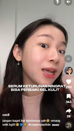 Review Elsheskin Copper Peptide Pro Collagen Serum TikTok