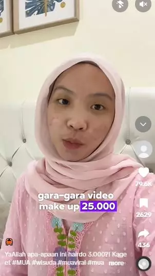 Dirias pakai jasa MUA Rp 25 ribu saat wisuda hasilnya awet seharian TikTok