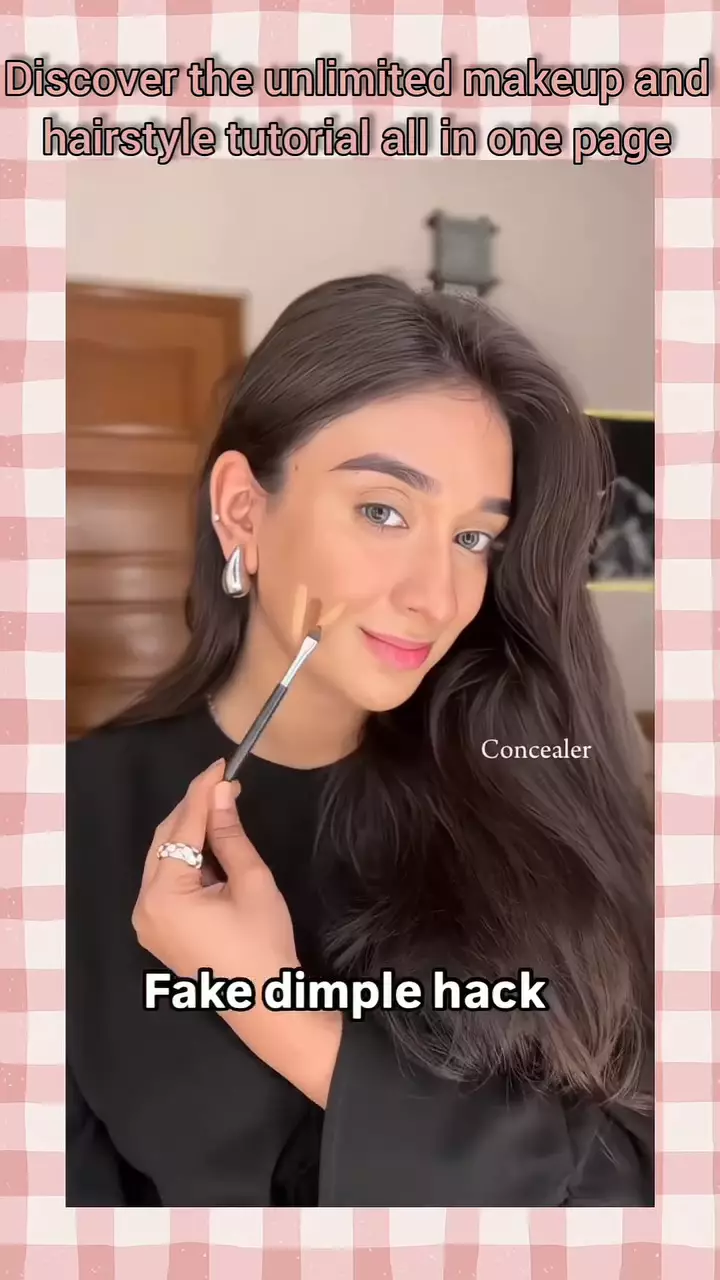 cara bikin lesung pipi © Instagram