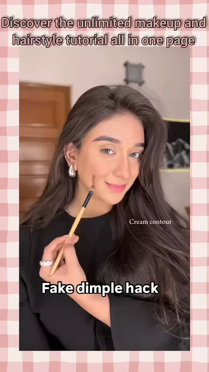 cara bikin lesung pipi © Instagram