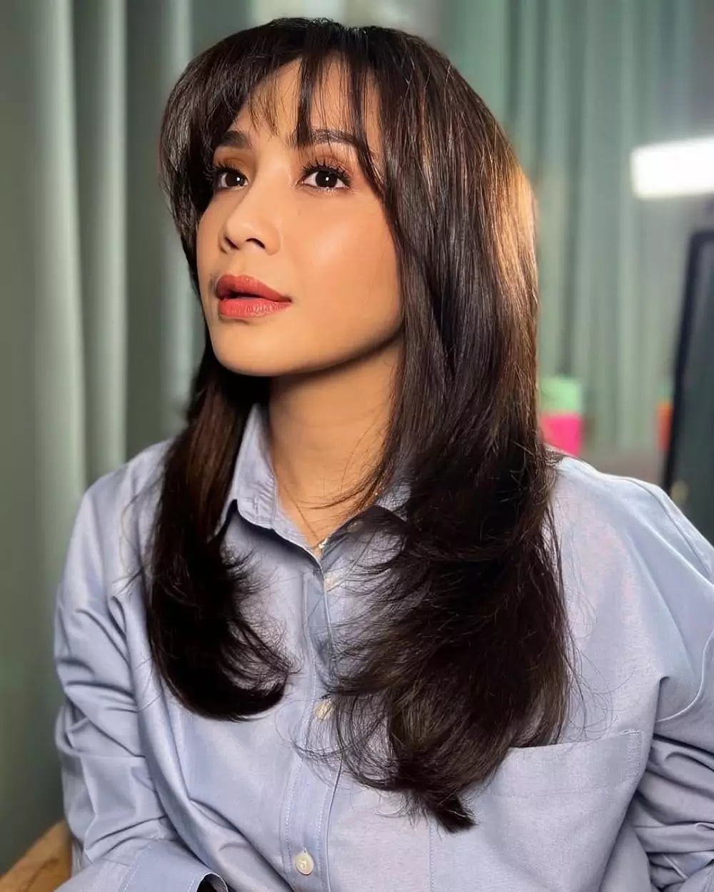 potret Nagita Slavina ubah gaya rambut © 2025 brilio.net