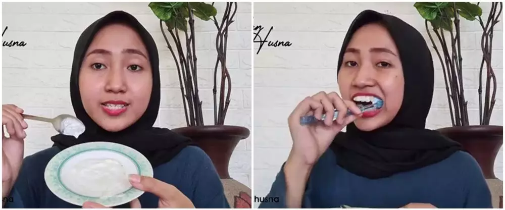 cara memutihkan gigi menguning © YouTube cara memutihkan gigi menguning © YouTube