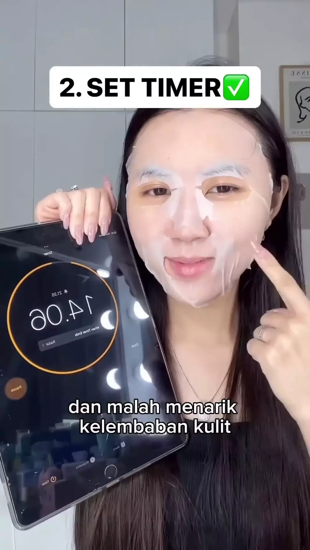 Trik pakai sheet mask © YouTube