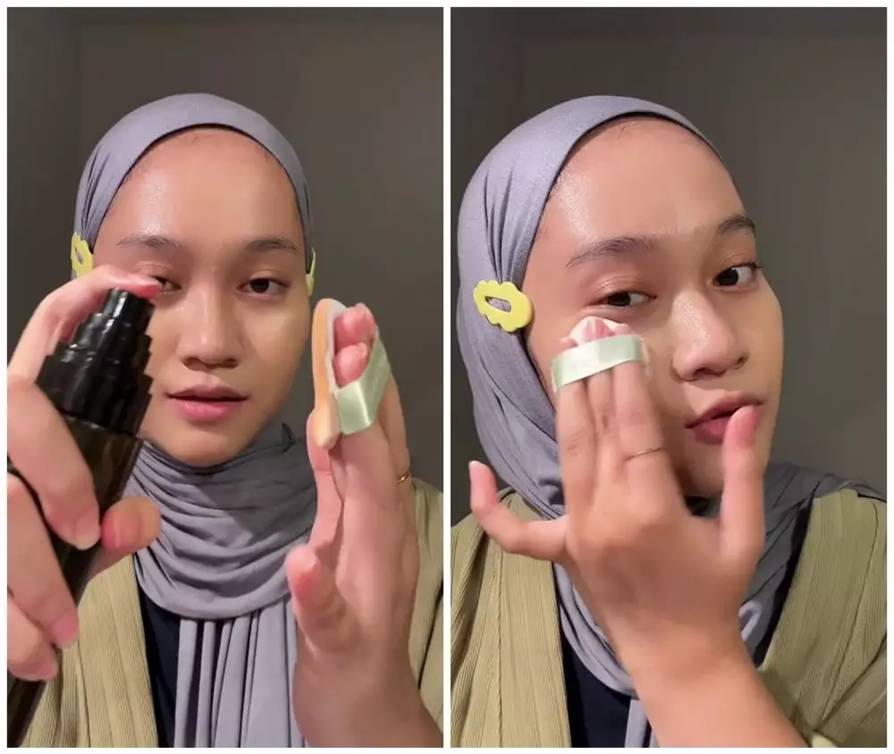 trik agar complexion tahan lama seharian © TikTok trik agar complexion tahan lama seharian © TikTok