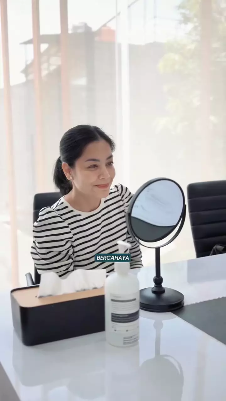 perawatan wajah Lulu Tobing © Instagram