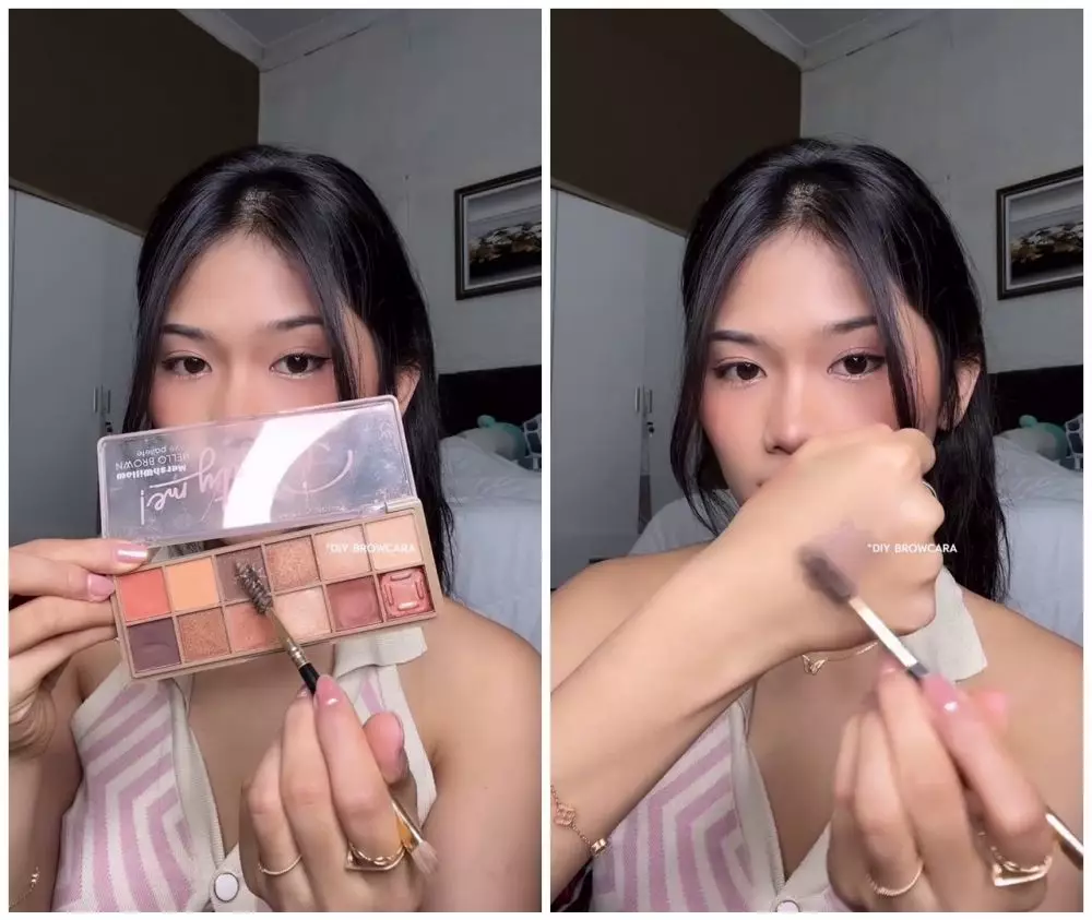 trik bikin tren alis cokelat © Instagram trik bikin tren alis cokelat © Instagram