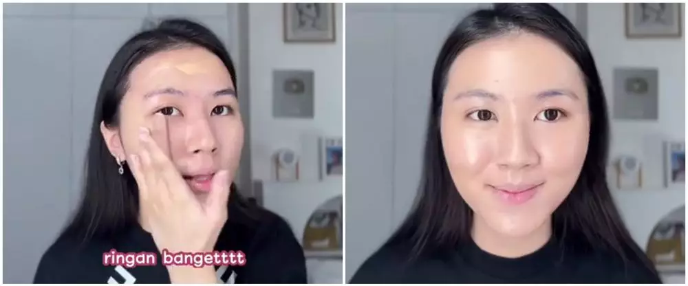 trik makeup agar warna kulit lebih rata © YouTube trik makeup agar warna kulit lebih rata © YouTube