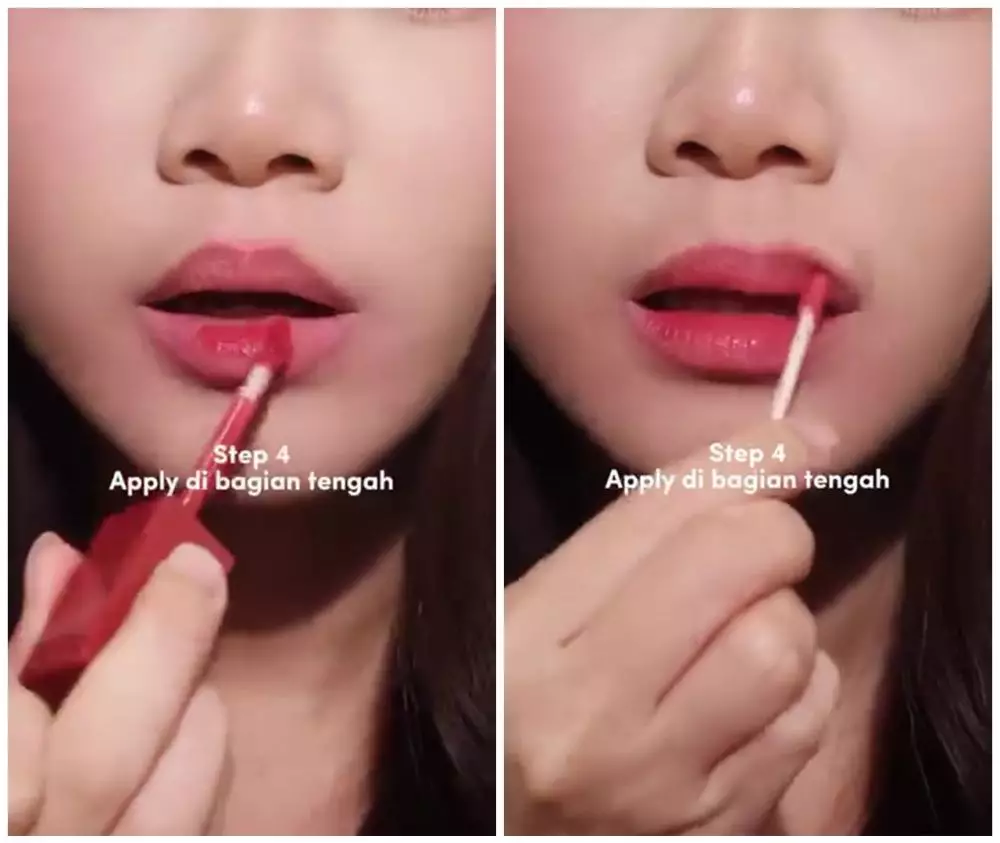 Trik bikin Korean lips ombre © Instagram