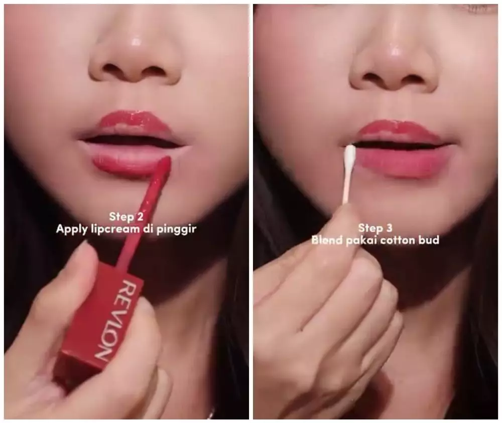 Trik bikin Korean lips ombre © Instagram