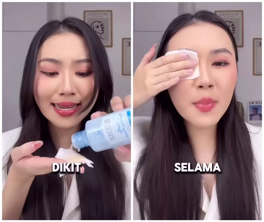 trik effortless pakai micellar water © YouTube trik effortless pakai micellar water © YouTube