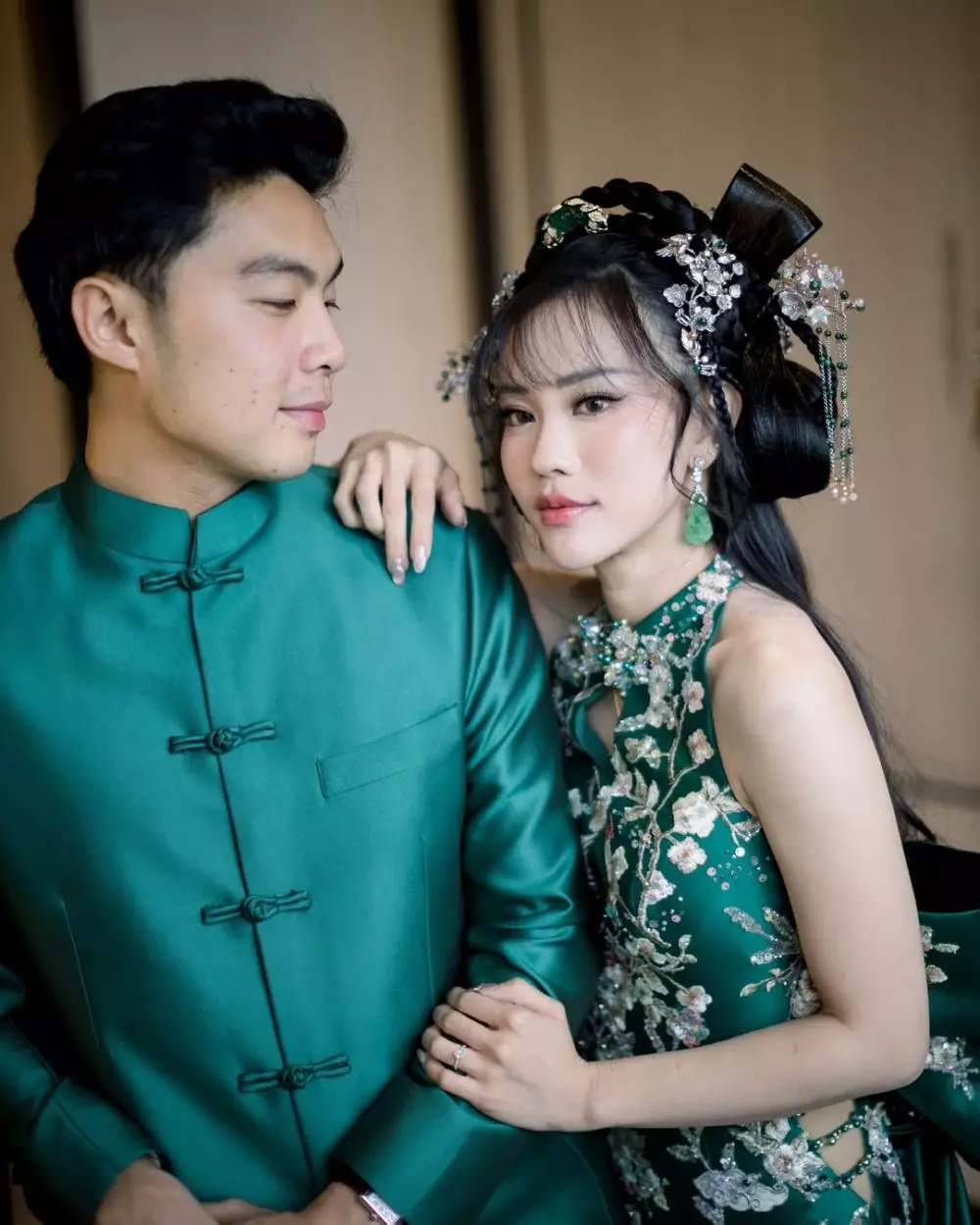 makeup Jessica Jane saat acara sangjit © 2025 brilio.net