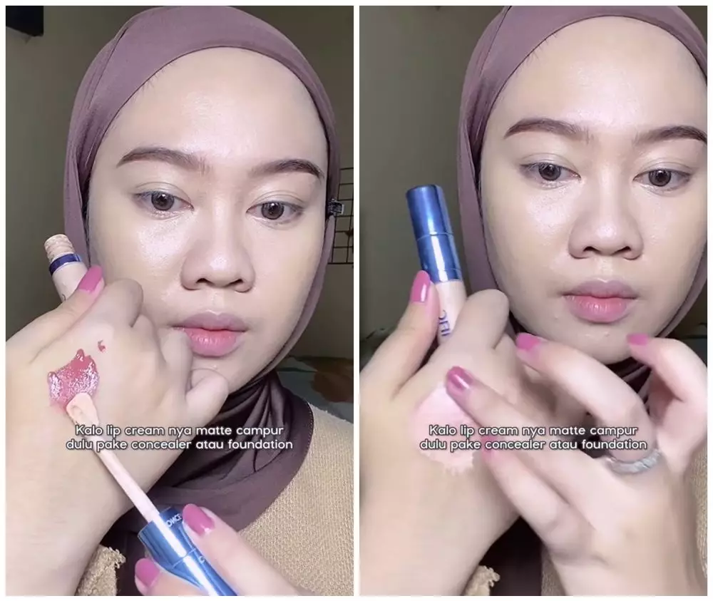 trik pakai lip cream (stok) © Instagram trik pakai lip cream (stok) © Instagram