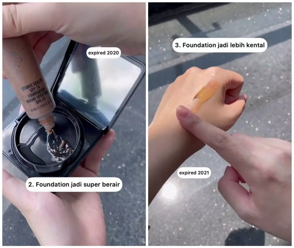 cara mengetahui makeup tak layak © TikTok