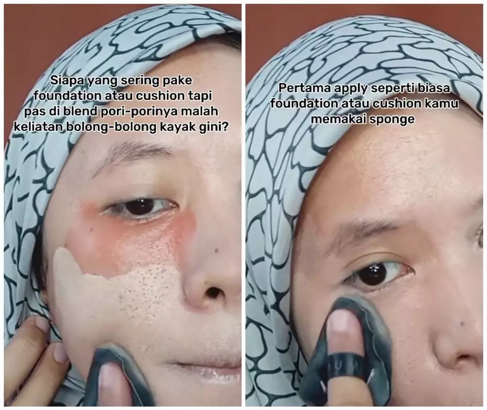 Cara mengatasi wajah berpori-pori besar (stok) © TikTok