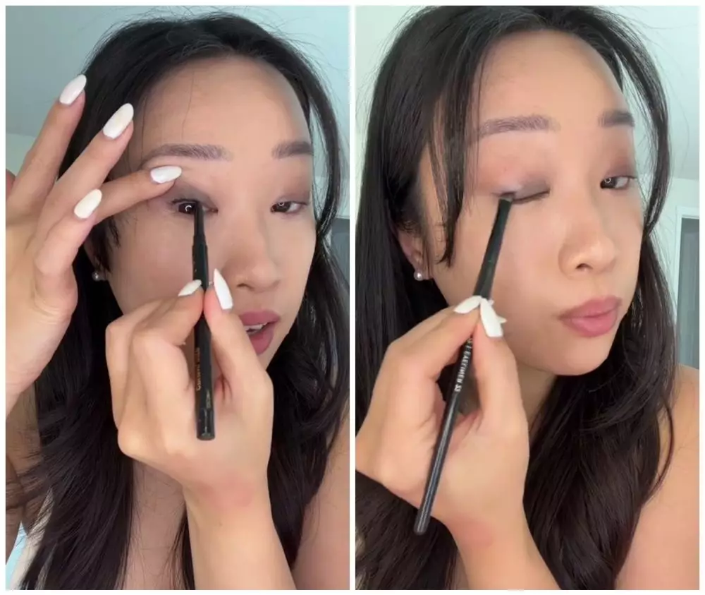 Trik mudah bikin smokey eyes © TikTok Trik mudah bikin smokey eyes © TikTok