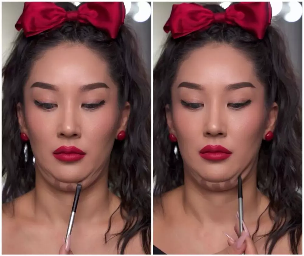 trik samarkan double cin © Instagram trik samarkan double cin © Instagram