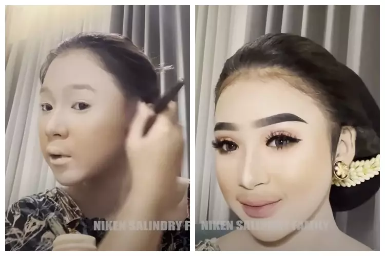 makeup pesinden Niken Salindry © YouTube makeup pesinden Niken Salindry © YouTube