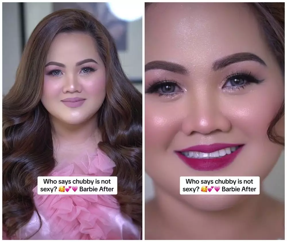 Pipi tembem jadi tirus © TikTok Pipi tembem jadi tirus © TikTok