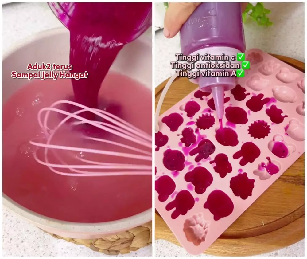 cara bikin retinol dan collagen booster jelly © TikTok