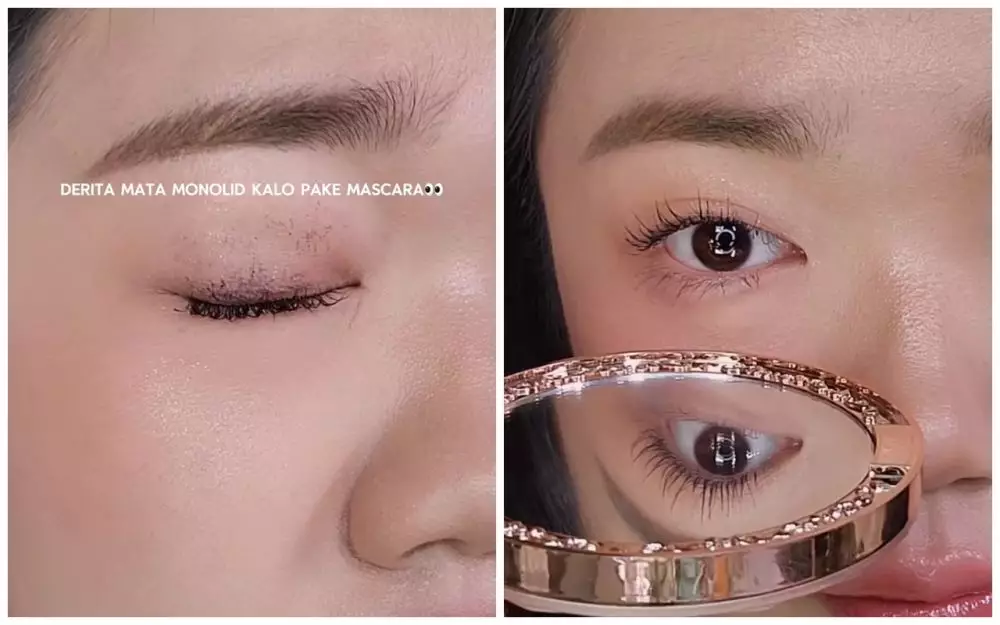 Mata monolid suka bikin maskara bleber © Instagram Mata monolid suka bikin maskara bleber © Instagram