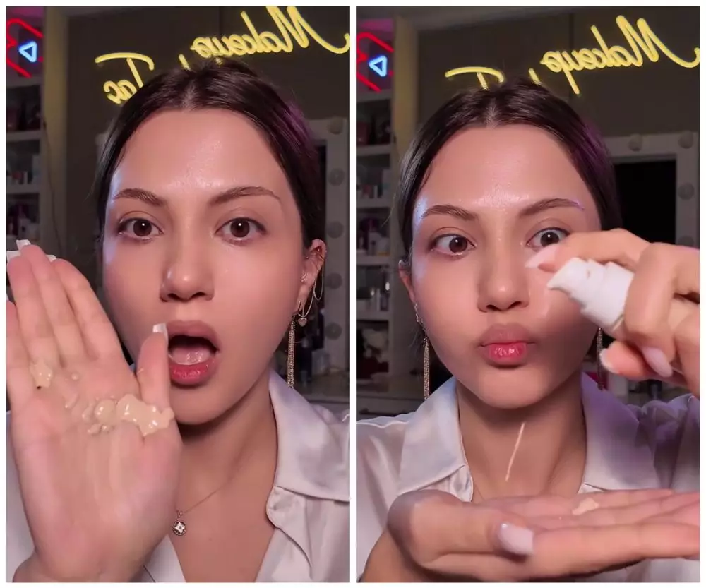 cara baru bikin foundation nge-set di kulit berminyak © Instagram 