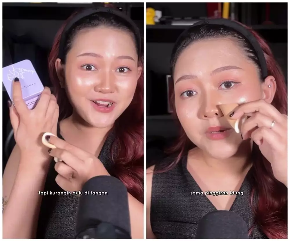 cara retouch makeup agar tetap glowing © Instagram cara retouch makeup agar tetap glowing © Instagram