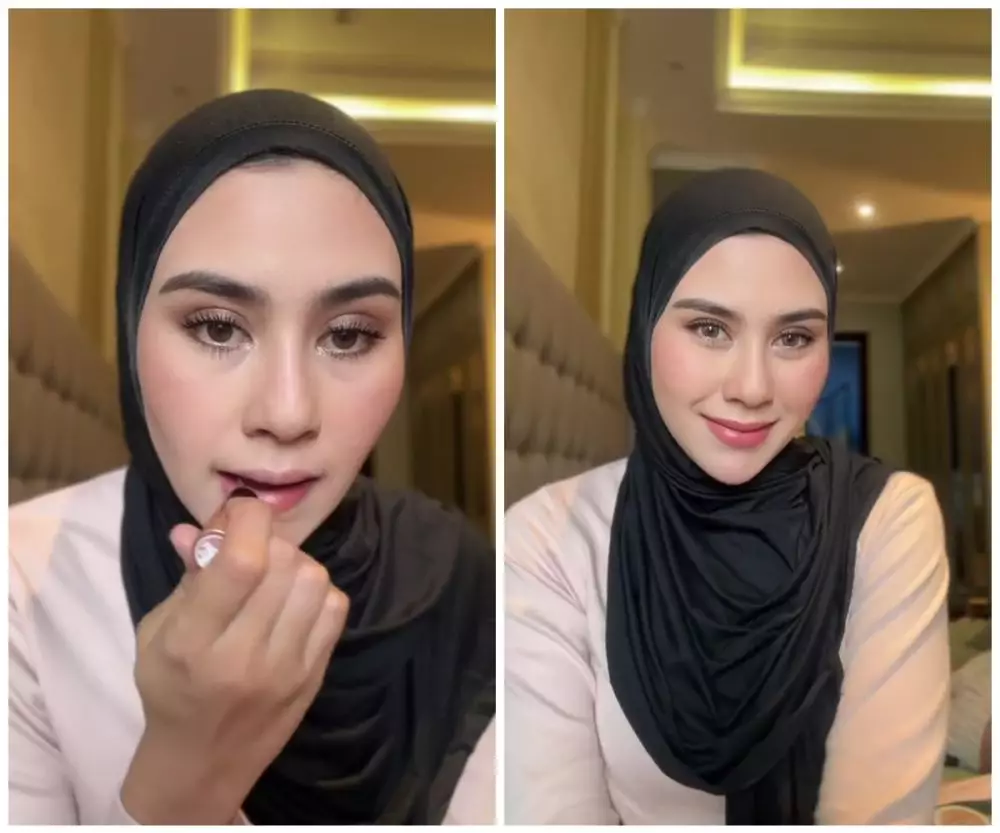 tutorial makeup ala Syahnaz Syadiqah © TikTok