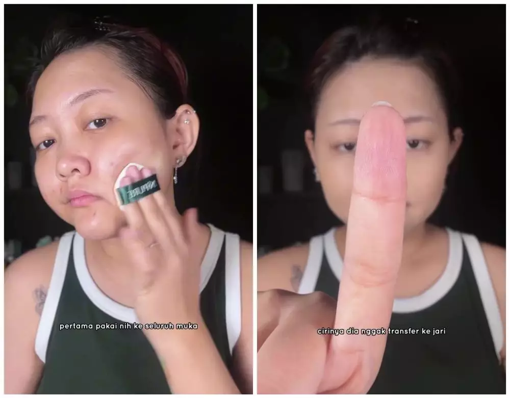 Tanpa ditutup satu-satu pakai concealer © Instagram