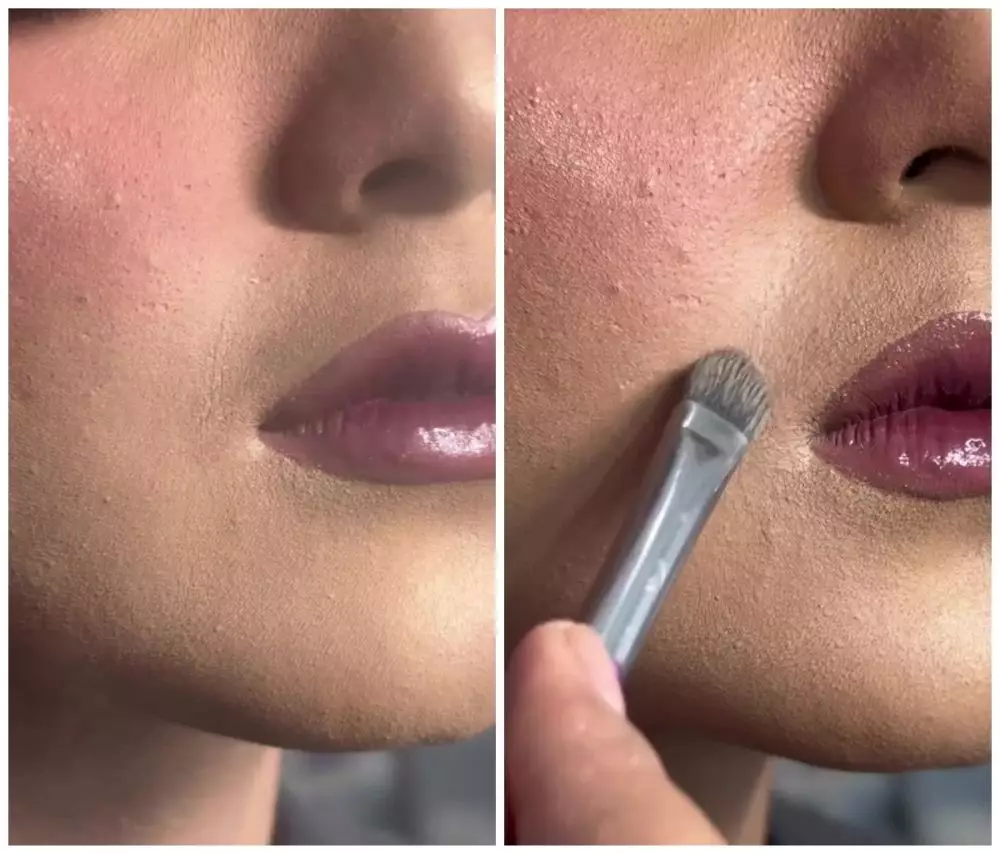 atasi foundation retak di area smile line © Instagram