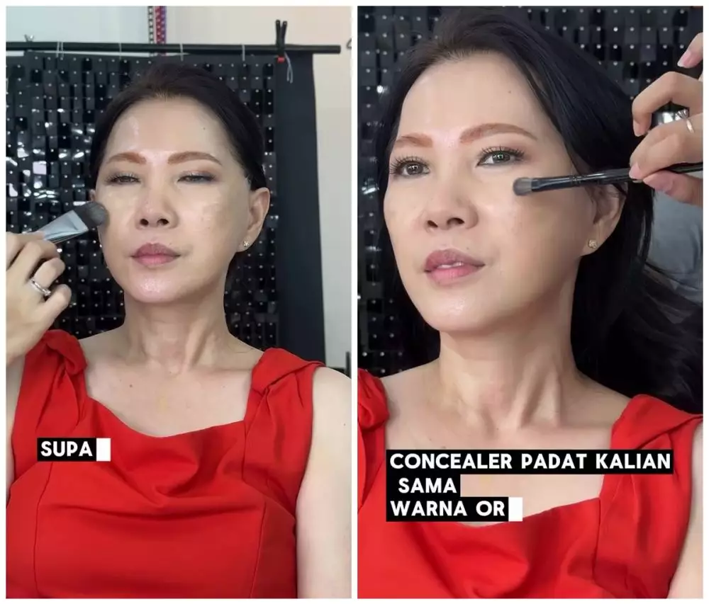 transformasi makeup tante-tante dirias © Instagram 