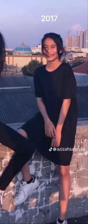 transformasi wajah Azizah Salsa dari masa ke masa © 2025 brilio.net