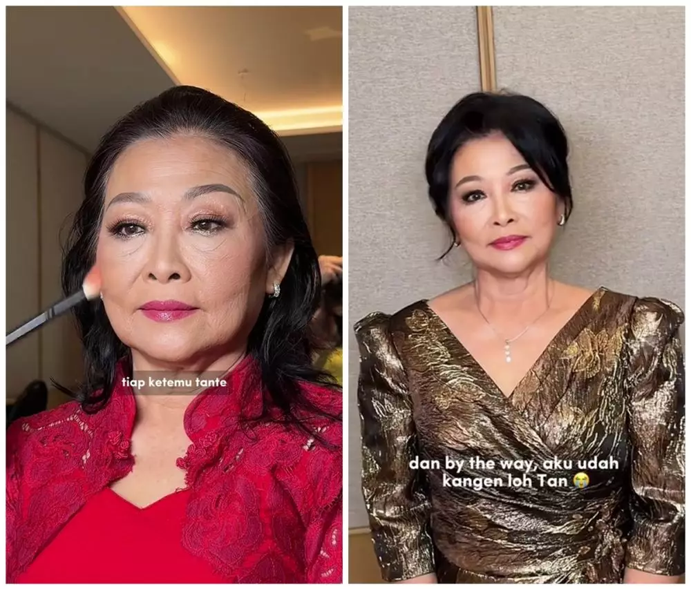transformasi makeup facelift © TikTok