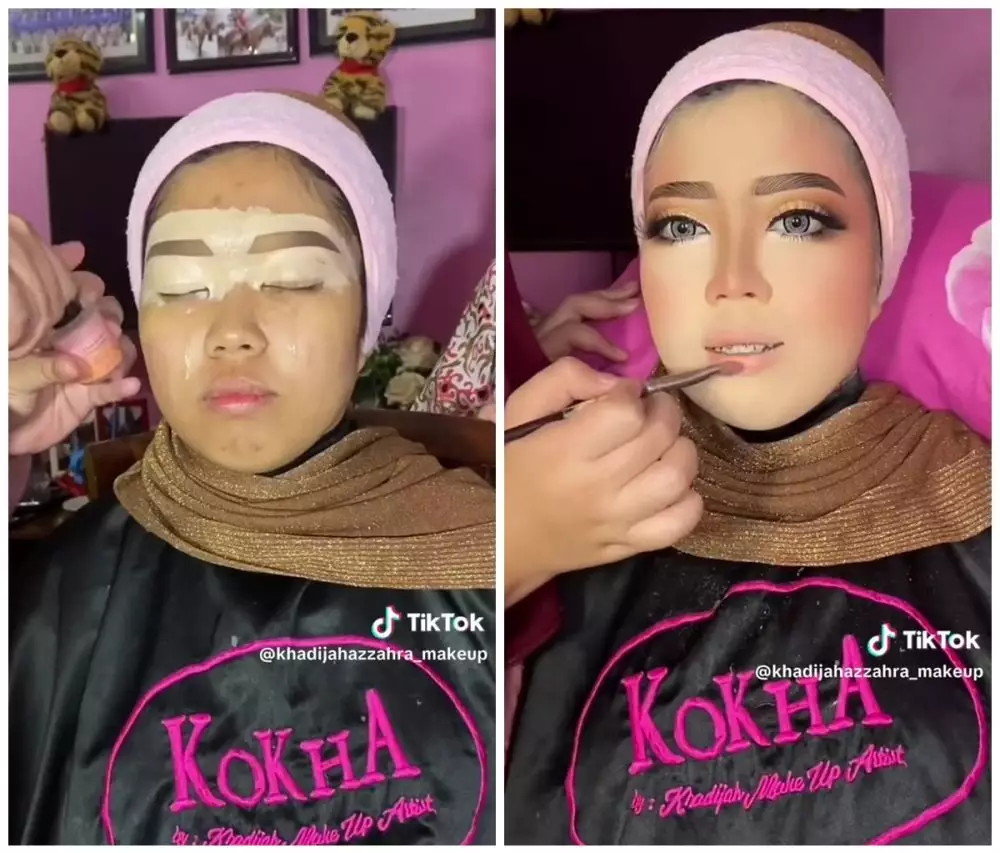 barbie look dengan paes Jawa © TikTok