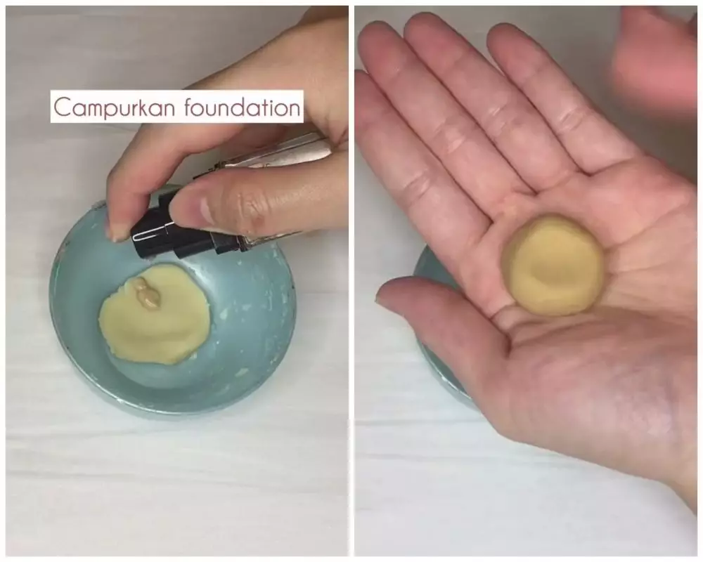 cara bikin hidung palsu © TikTok